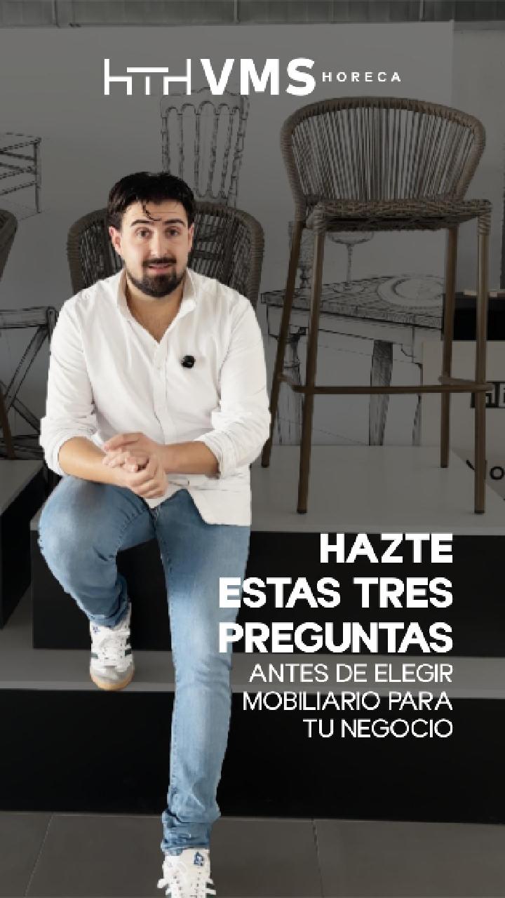 ¿No sabes qué mobiliario elegir para tu negocio? 👀
Andrés responde a 3 de las preguntas que más nos hacen antes de comprar mobiliario HORECA. Medidas, uso, espacio… elegir bien desde el principio puede ahorrarte muchos problemas después.📩 ¿Tienes alguna duda? Déjala en comentarios o escríbenos y te asesoramos.#MobiliarioHoreca #HosteleriaProfesional #ConsejosHoreca #EquipamientoHosteleria #VMSHoreca