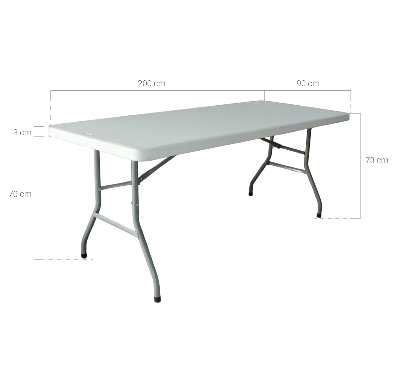 mesa zeus rectangular XL 200x90cm
