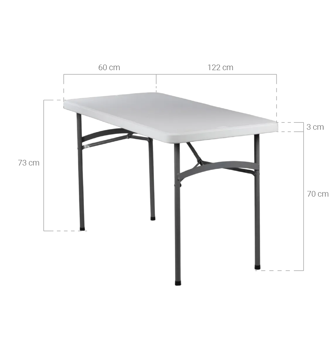 medidas mesa apolo 122x60