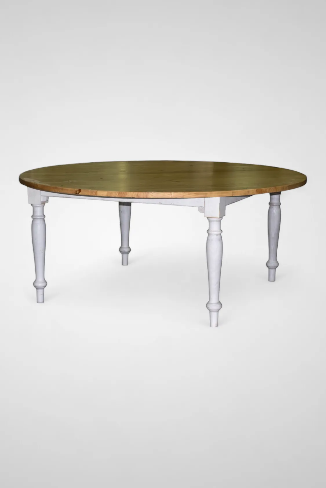 Mesa Madera Pino Redonda 120cm