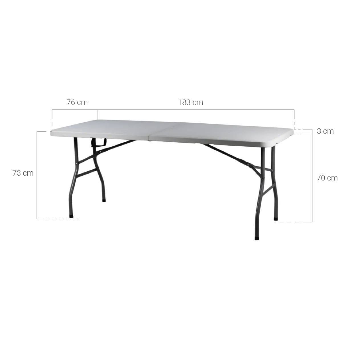 medidas mesa ares 183x73
