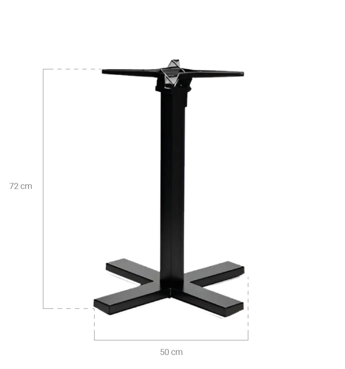 medias base mesa pulse 72x50x50 cm.