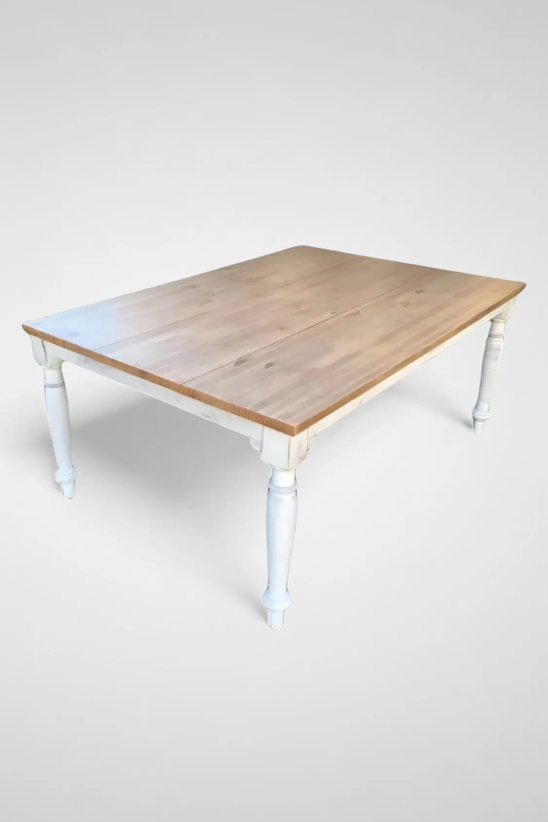 Mesa Baja Patas Torneadas 200x100cm
