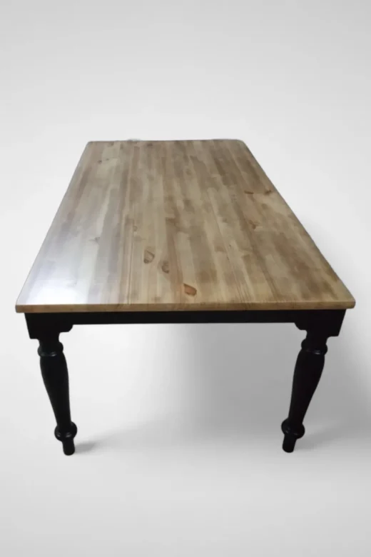 Mesa Baja Patas Torneadas 150x90cm