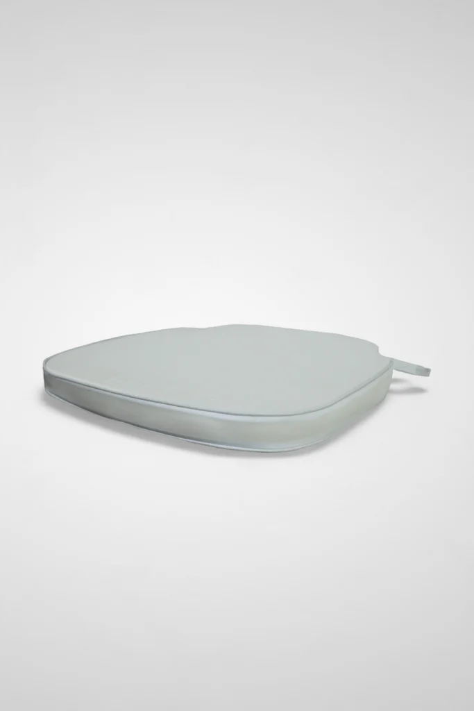 Cojín Poliéster Silla Crossback Velcro Blanco