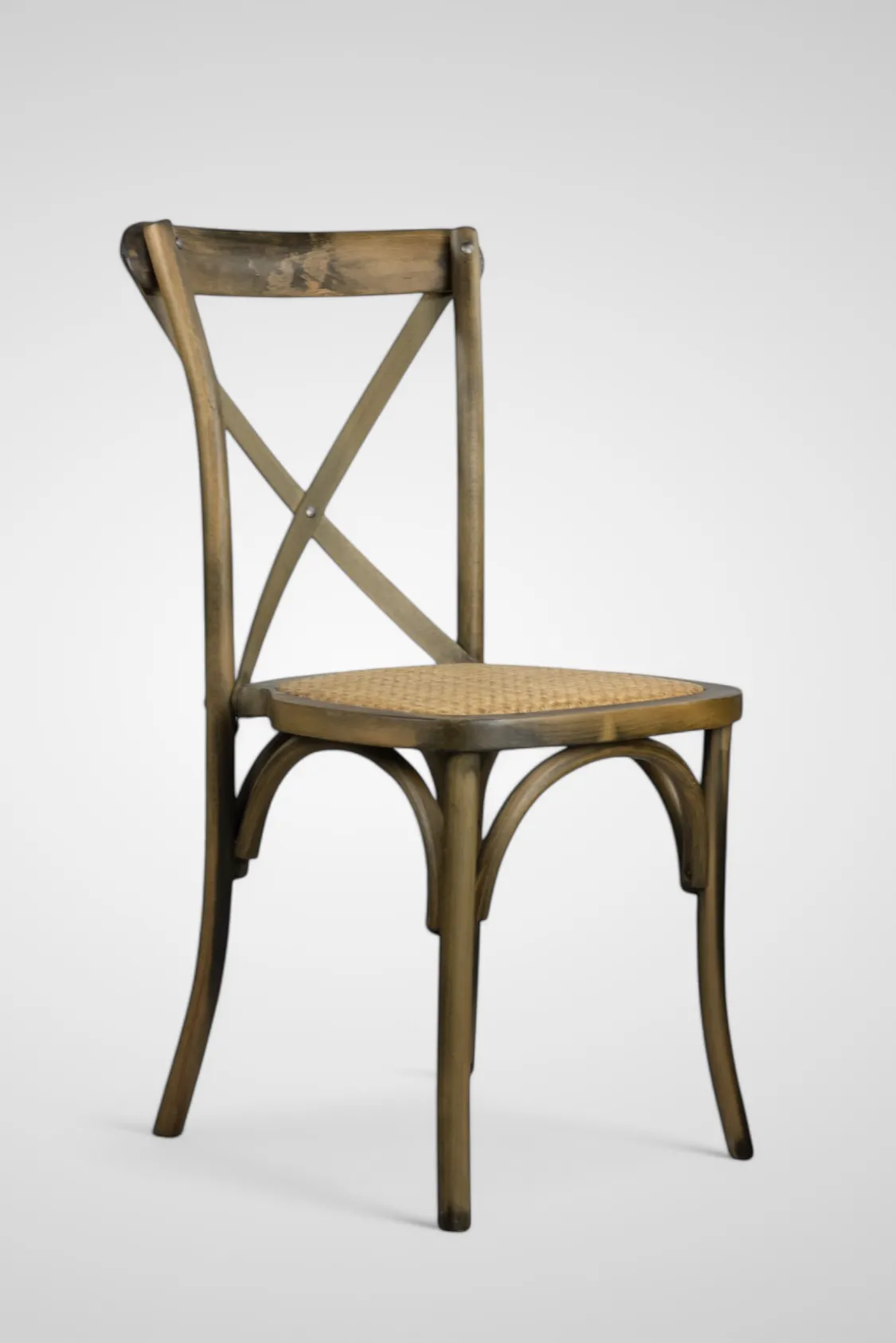 Silla Crossback Madera Nogal
