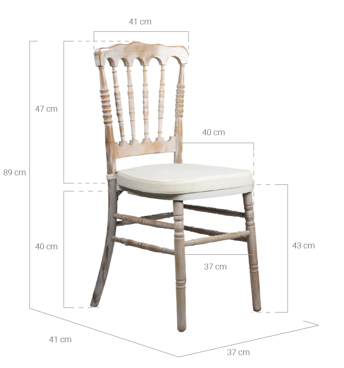 medidas silla napoleon decape