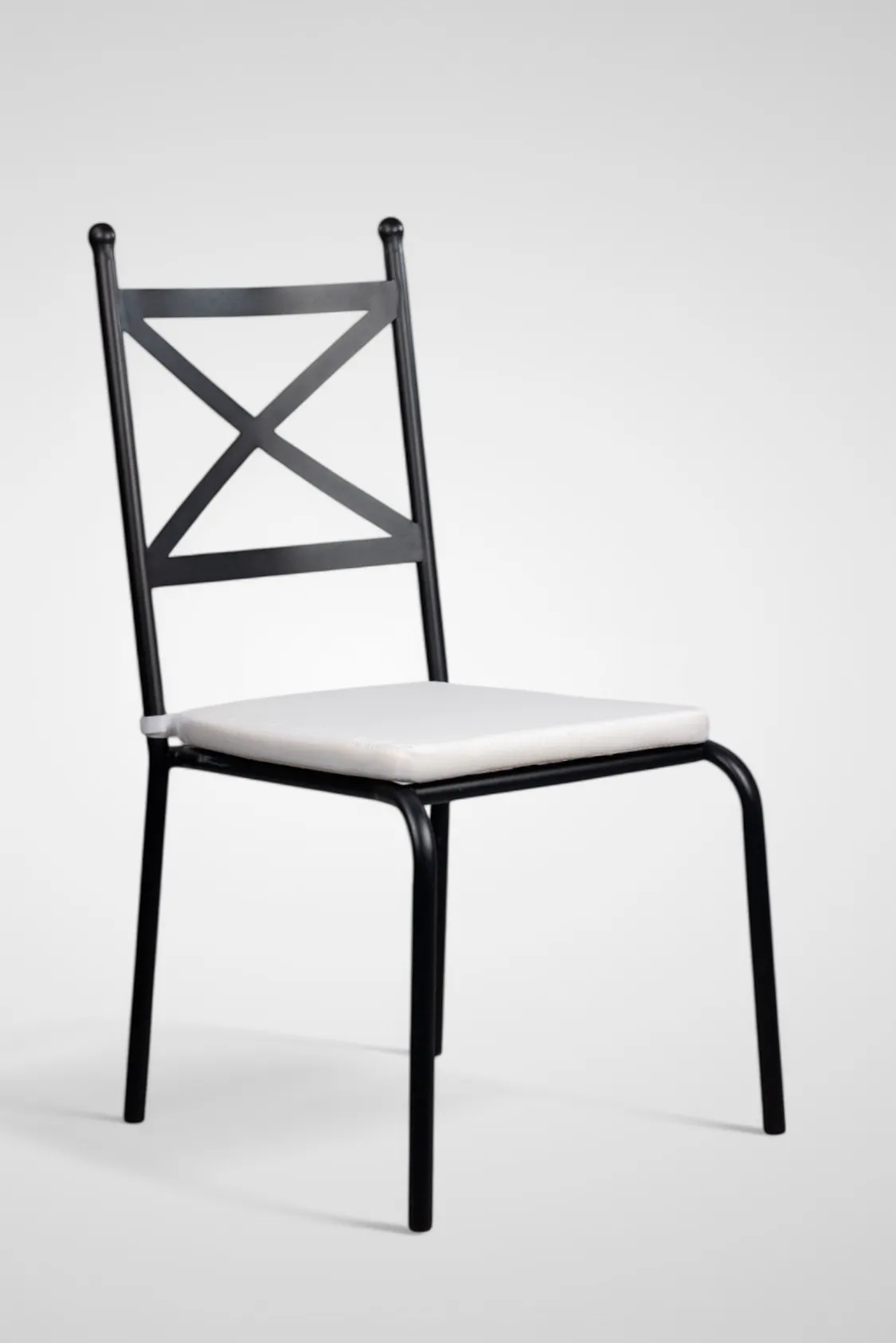 Silla Black Forja Negra con cojín