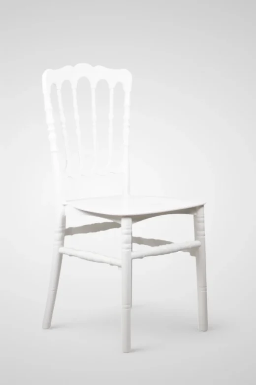 silla napoleon compact blanca