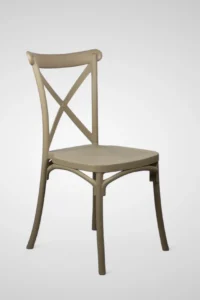 Silla Crossback Resina Beige