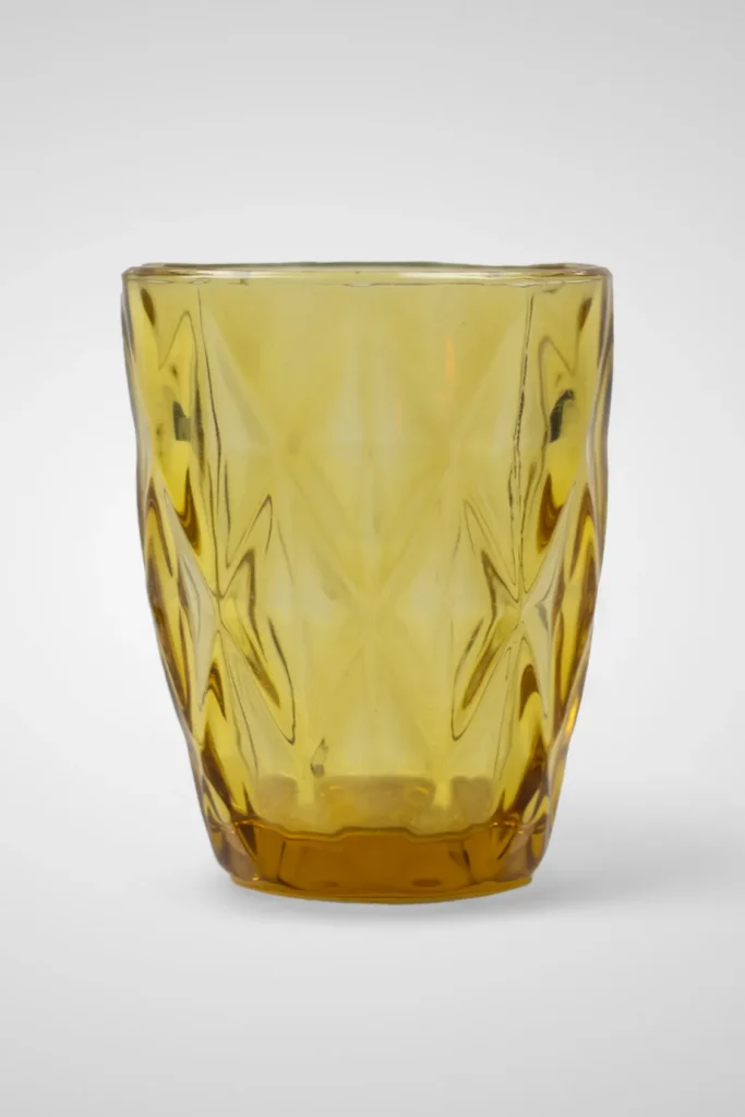 vaso labrado ambar