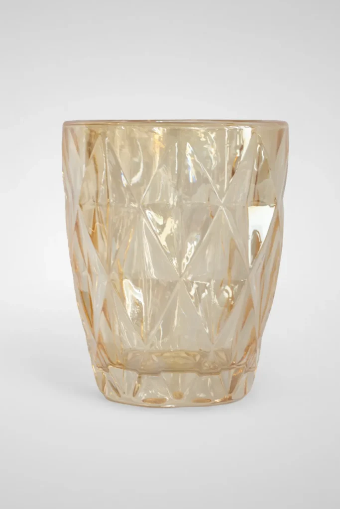 vaso labrado ambar premium