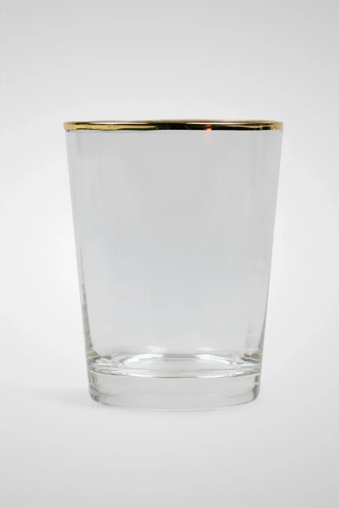 vaso filo oro