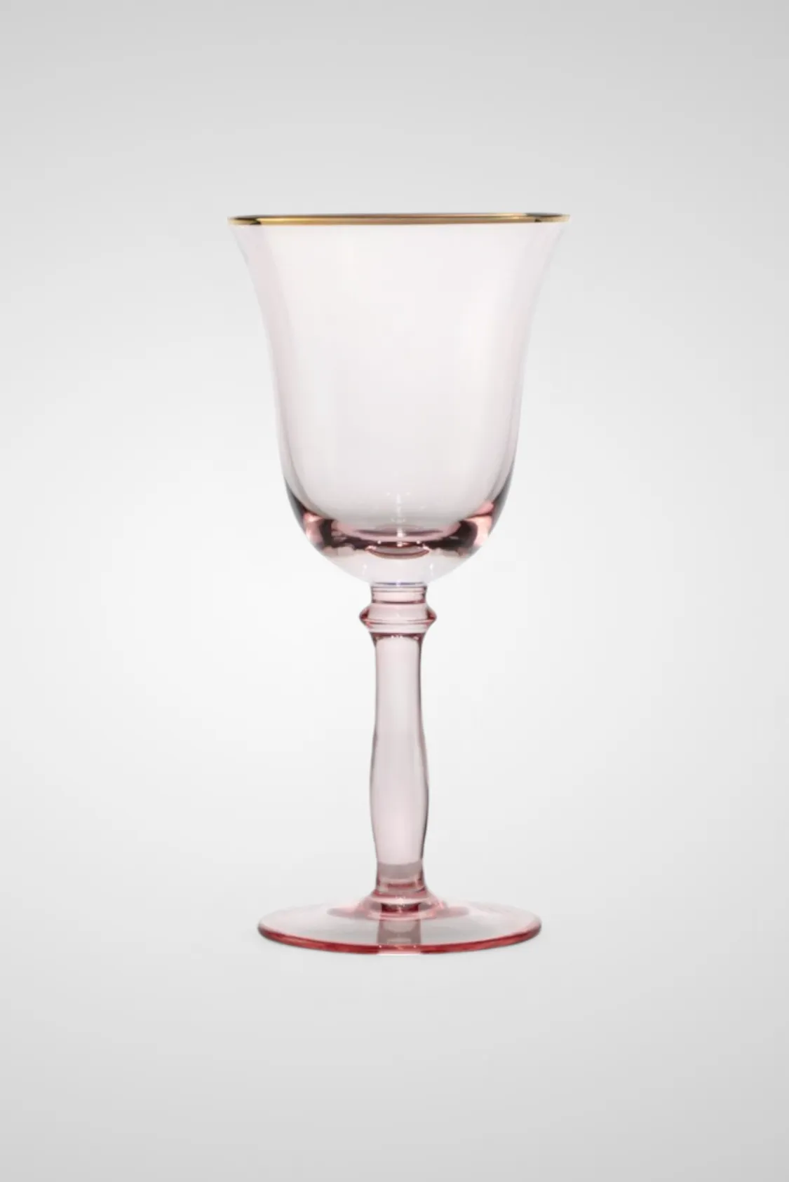Copa Rosa Filo Oro Vino