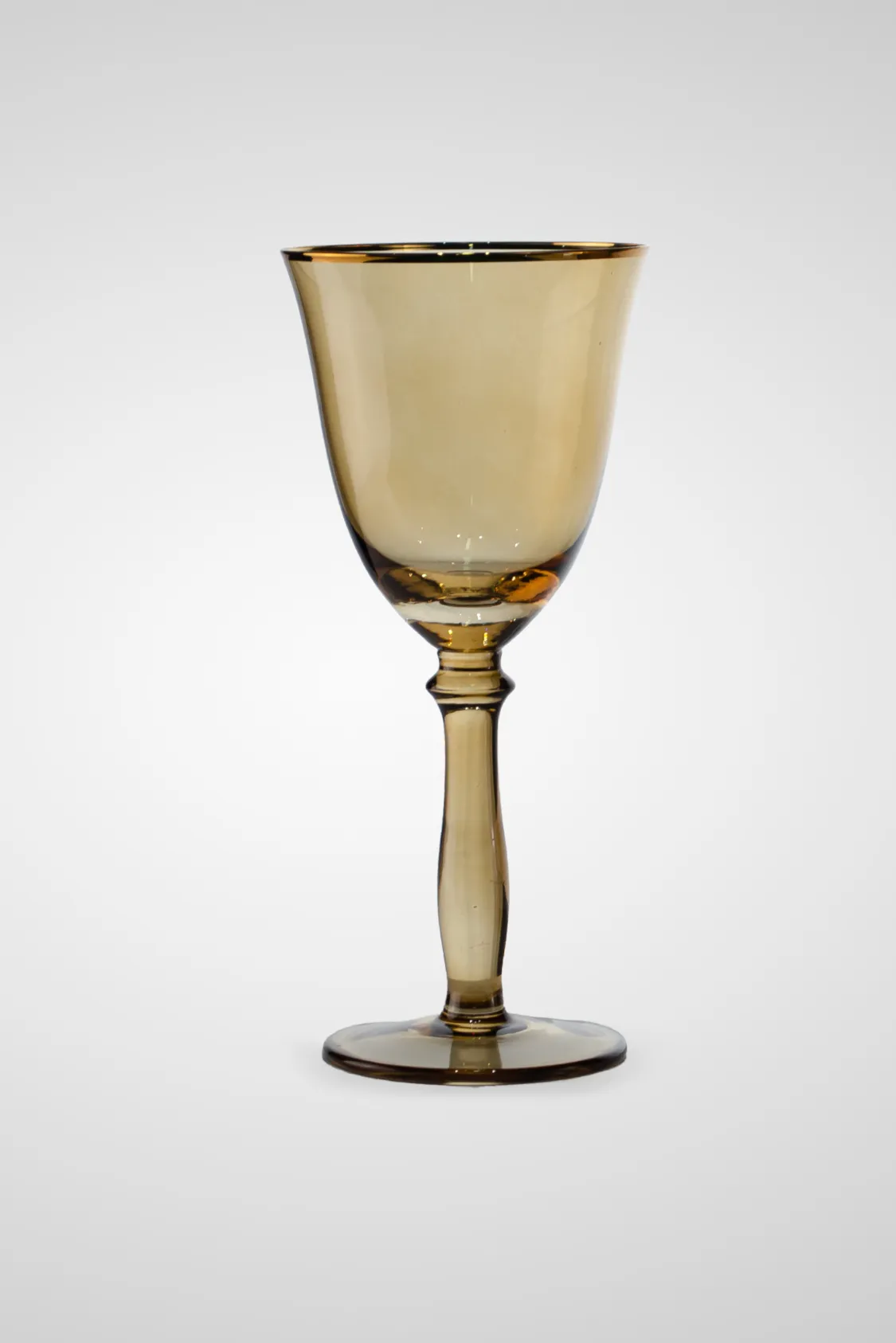 Copa Ámbar FIlo Oro Agua