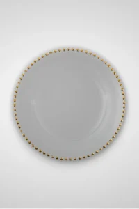 Placa inferior de cristal dourado