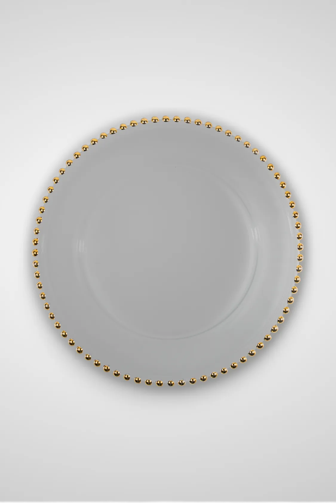 Placa inferior de cristal dourado