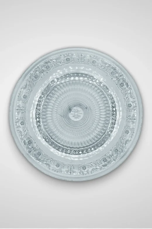 bajoplato labrado cristal antique