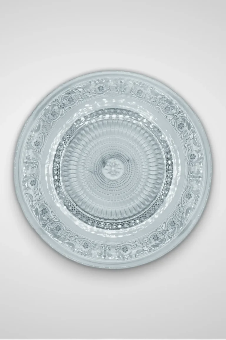 bajoplato labrado cristal antique