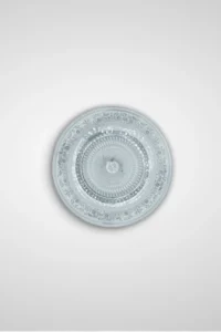 Prato de panela de cristal antigo