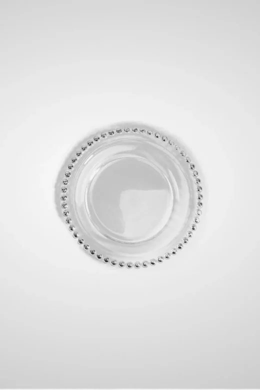 Pérolas de prata Plato Pan Cristal