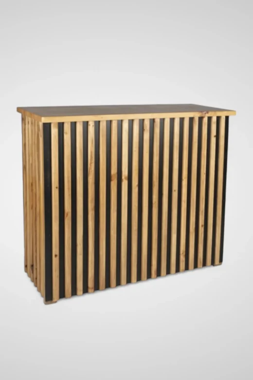 Balcão ripado 150x110x50cm