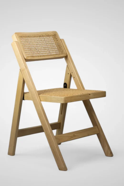 silla nordika plegable natural