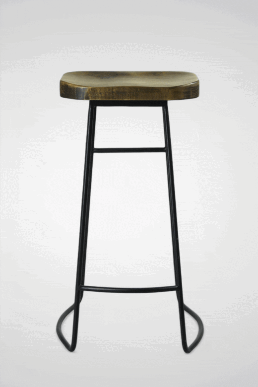 taburete berlin nogal 360