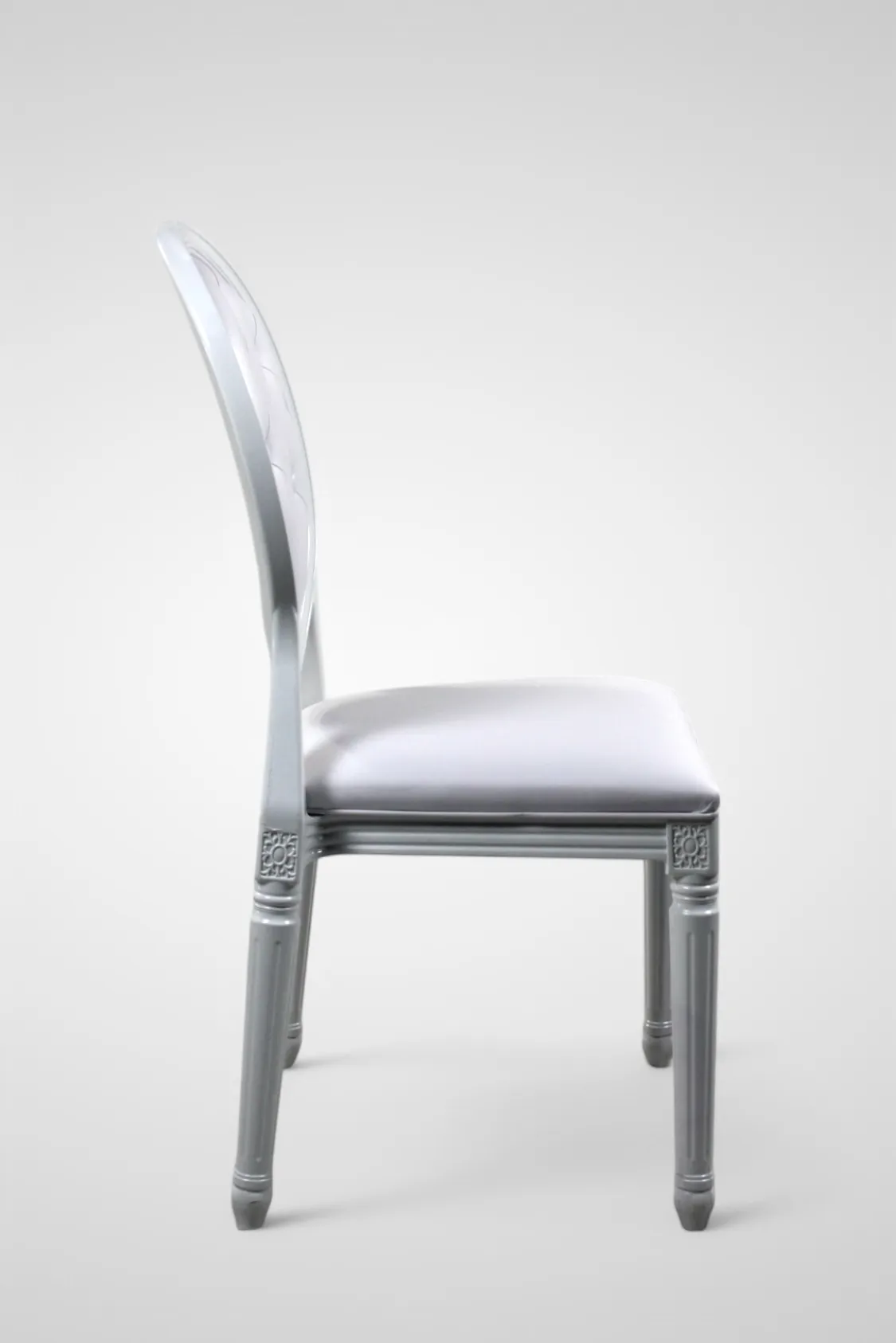 Silla Luis XVI Resina Blanca - Imagen 2