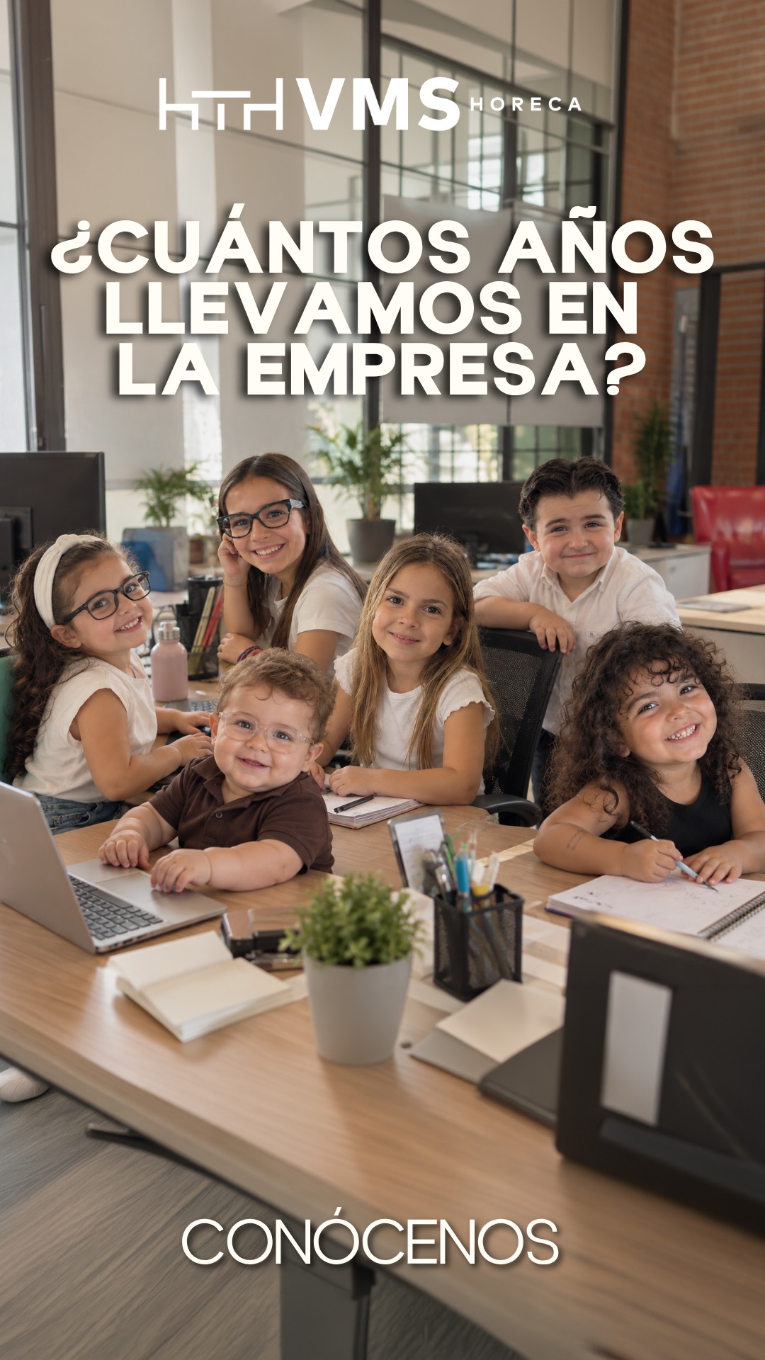 Cuando decimos que en VMS HORECA tenemos un “equipo joven”, nos referíamos EXACTAMENTE a esto 😂👶¿Cuántos años llevas en la empresa?
¿8? Pues ahora tienes 8. 😂Eso sí: crecer, hemos crecido juntos. 🤍#VMSHoreca #HumorOficina #EquipoVMS #VidaDeOficina #ReelsEspaña