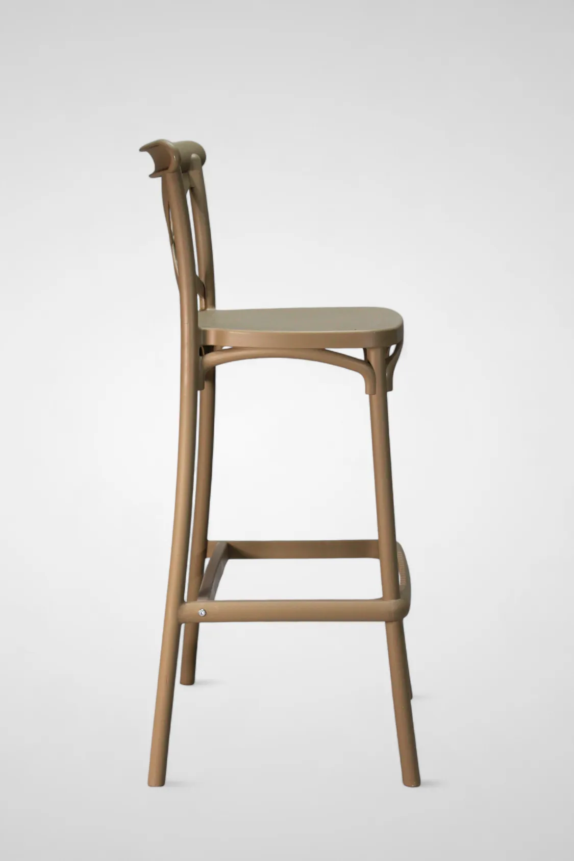 Taburete Crossback Beige - Imagen 3