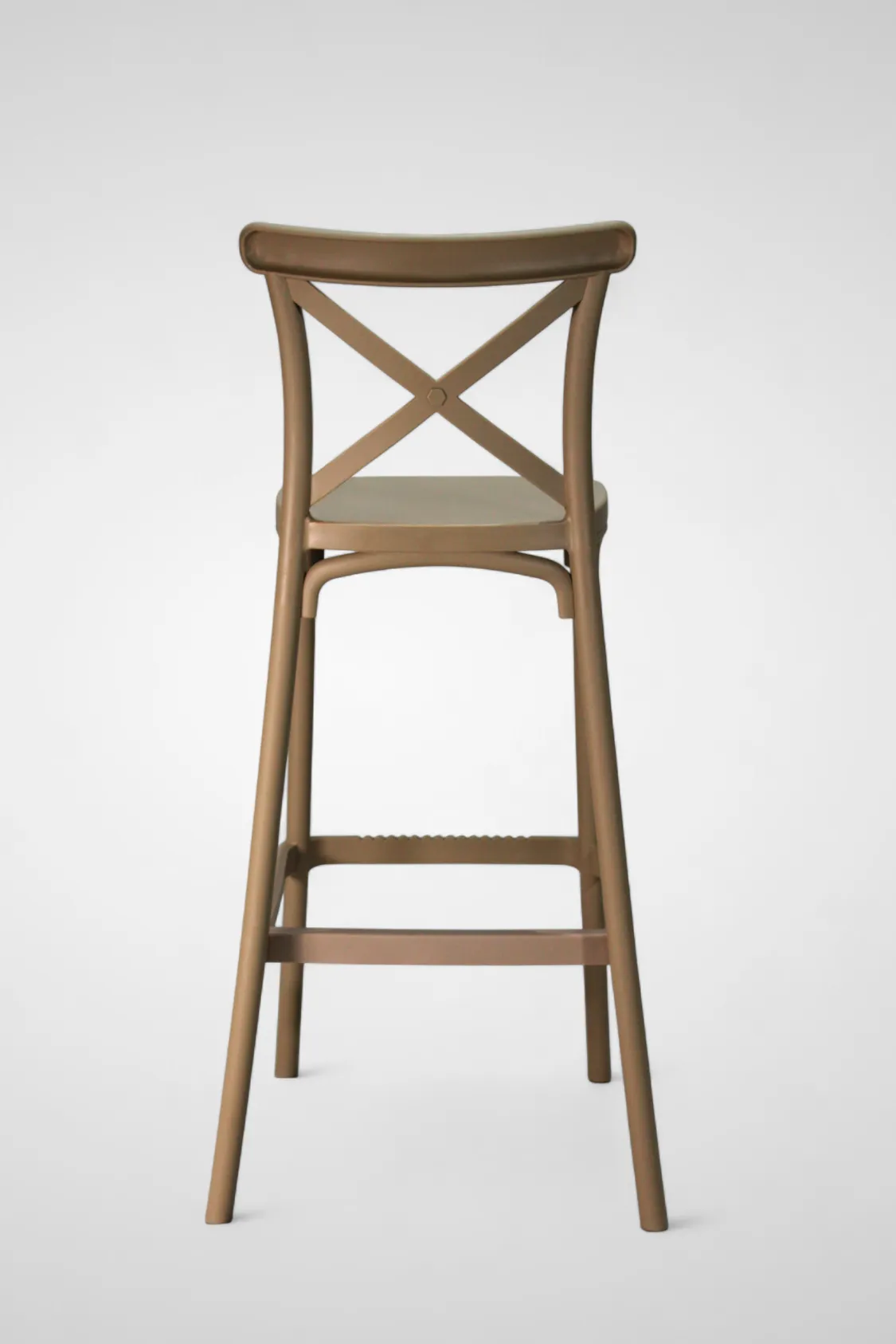 Taburete Crossback Beige - Imagen 4