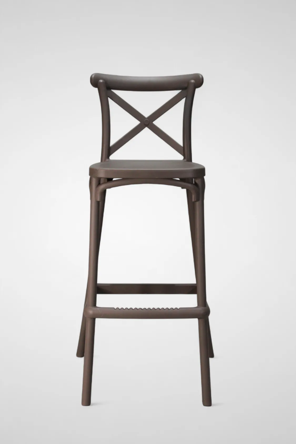 Taburete Crossback Gris - Imagen 2
