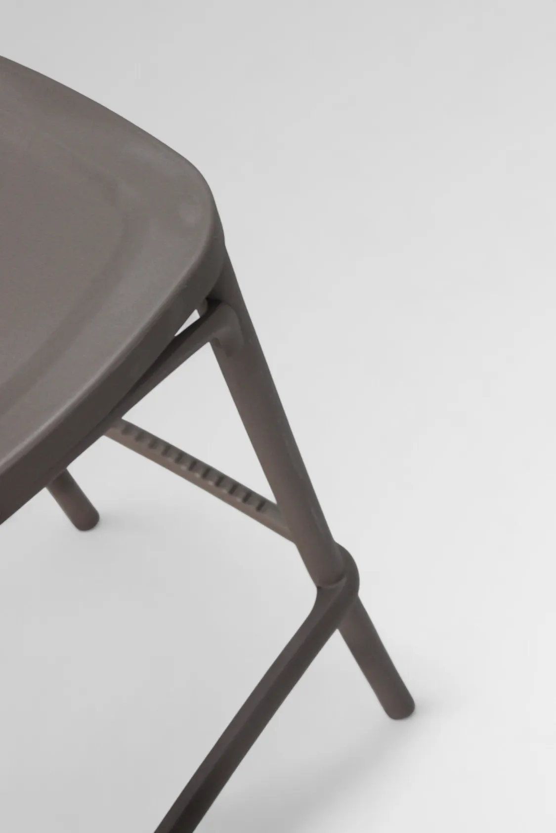 Taburete Crossback Gris - Imagen 5