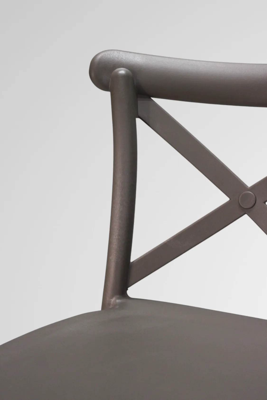 Taburete Crossback Gris - Imagen 7