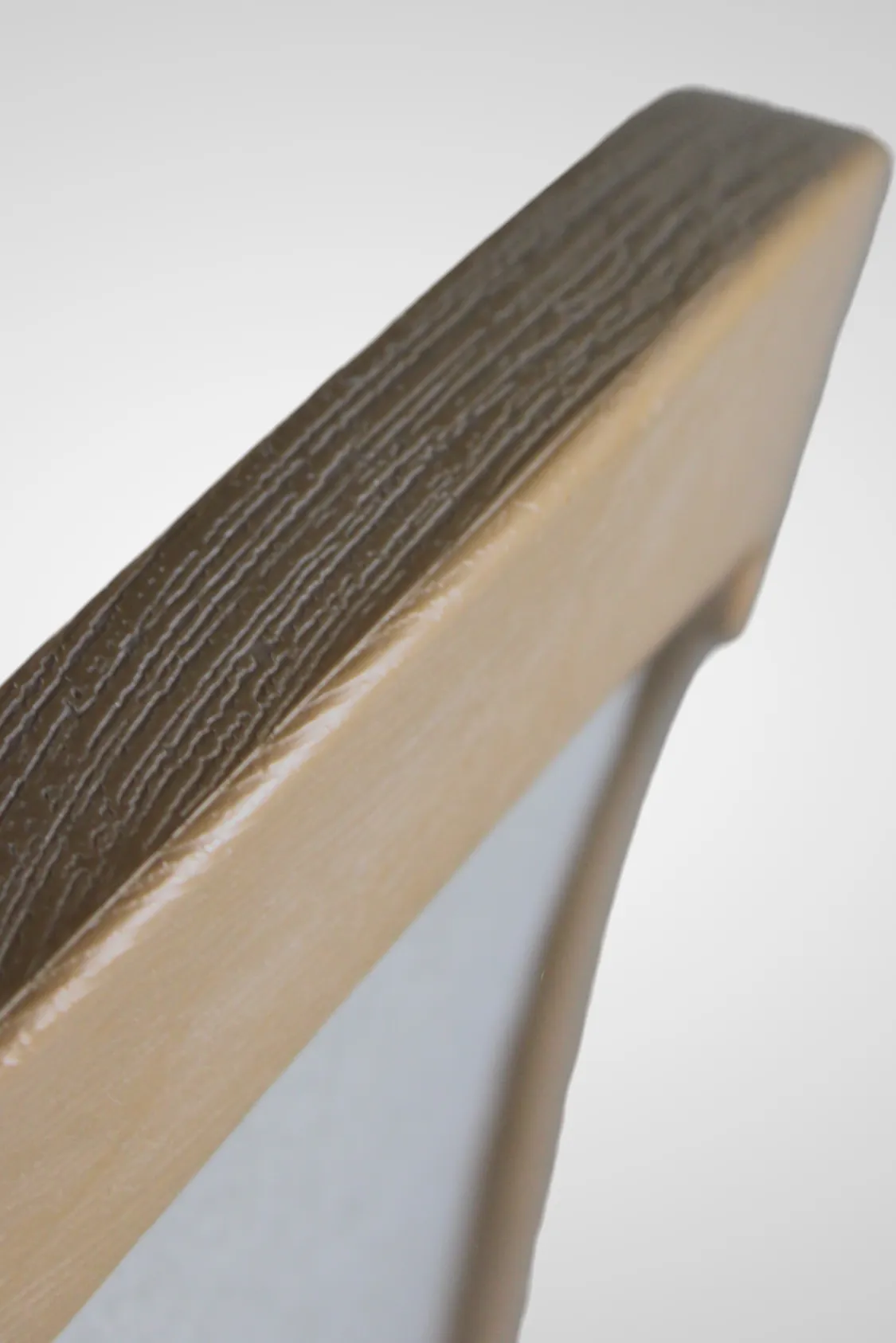 Silla Luis XVI Resina Efecto Madera Decapé Respaldo Lino - Imagen 6